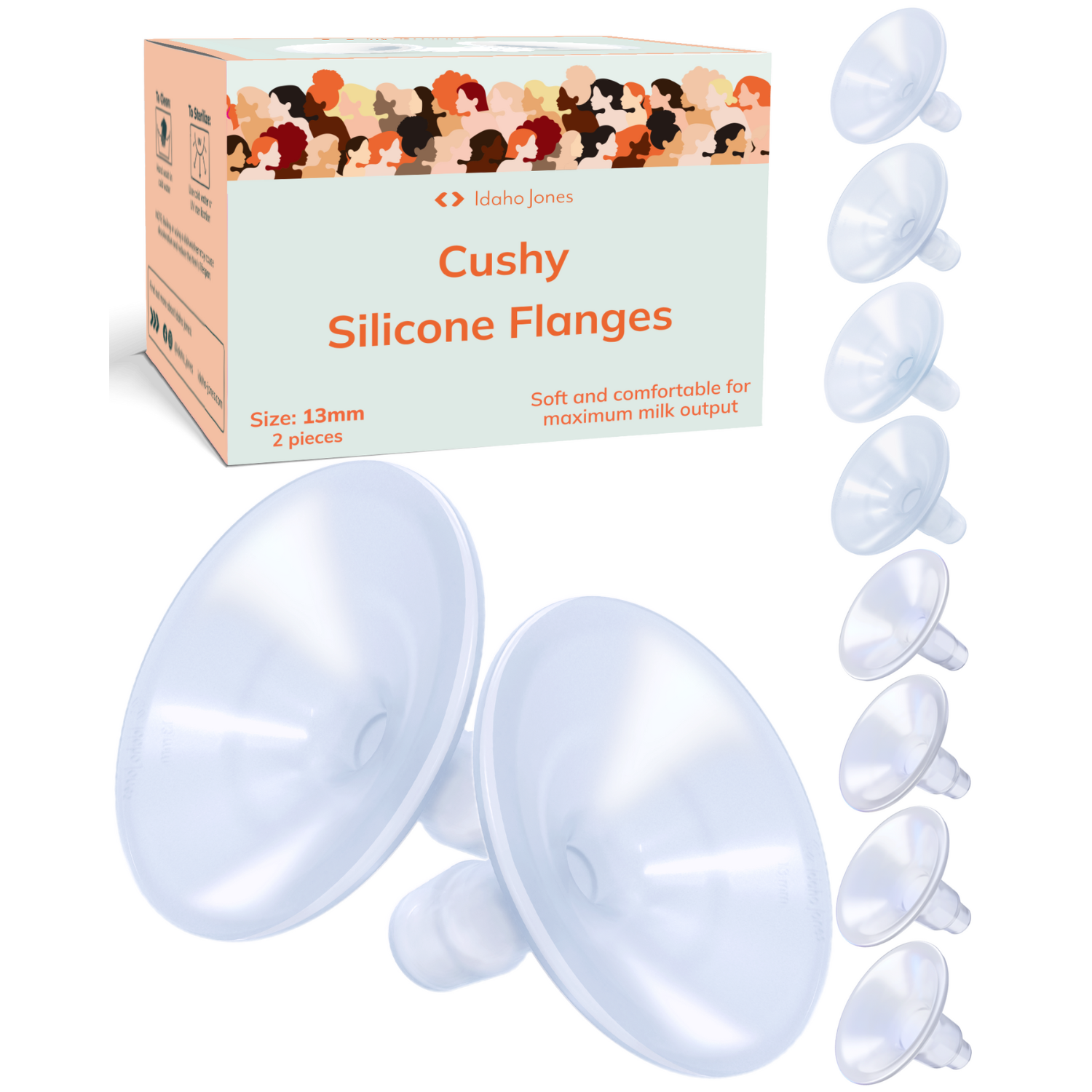 Cushy Breast Pump Flanges