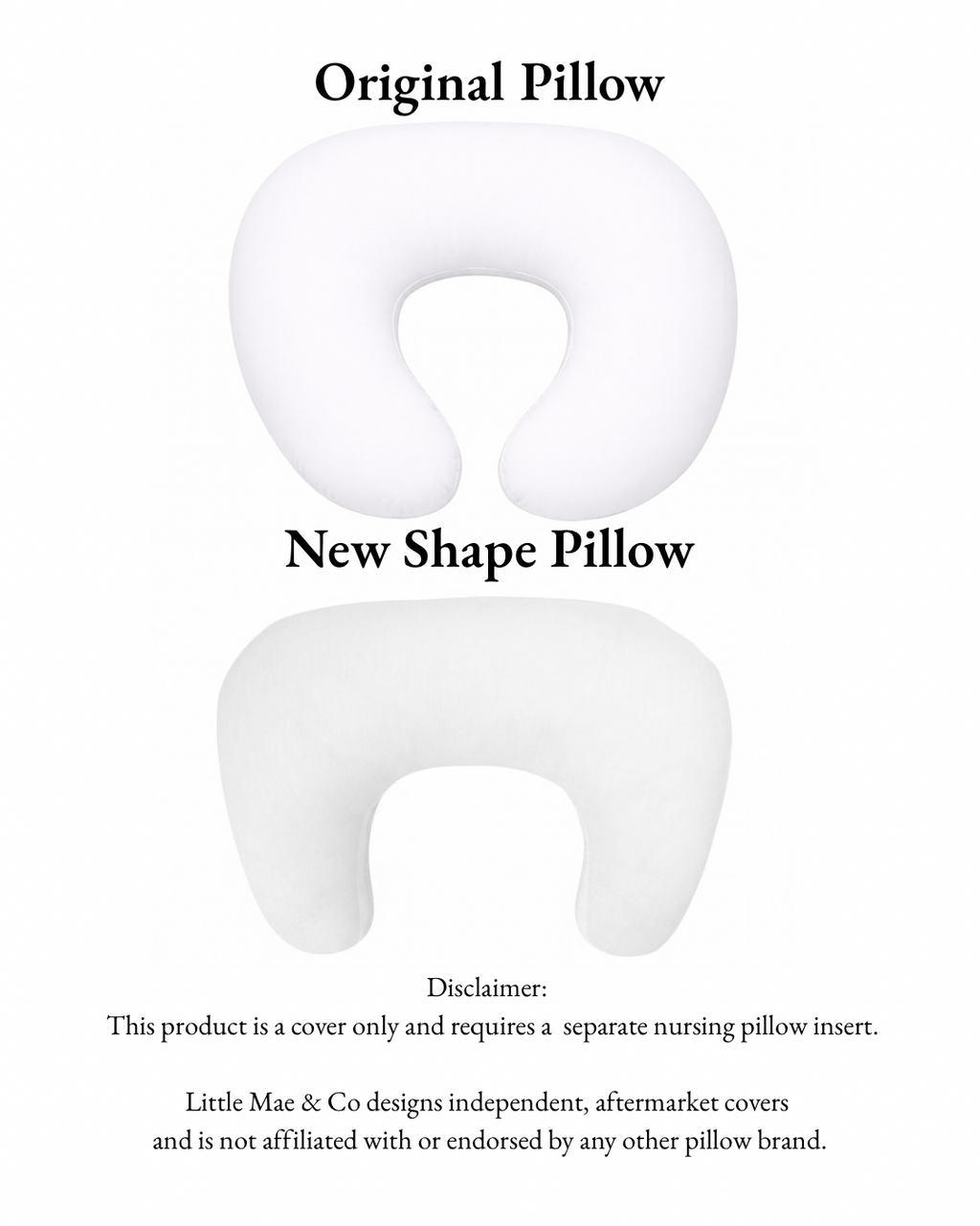 Pink Toile Nursing Pillow Cover