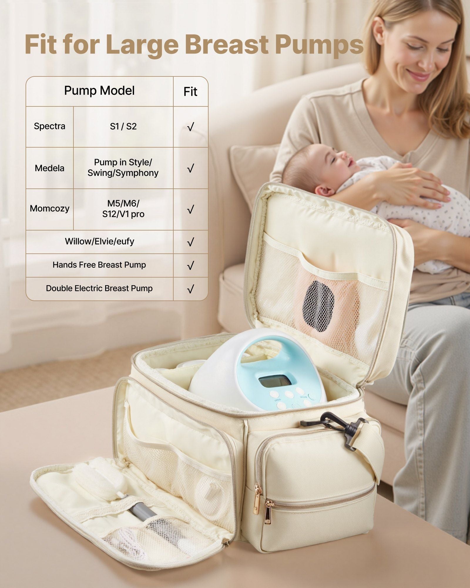 Breast Pump Storage Travel Bag