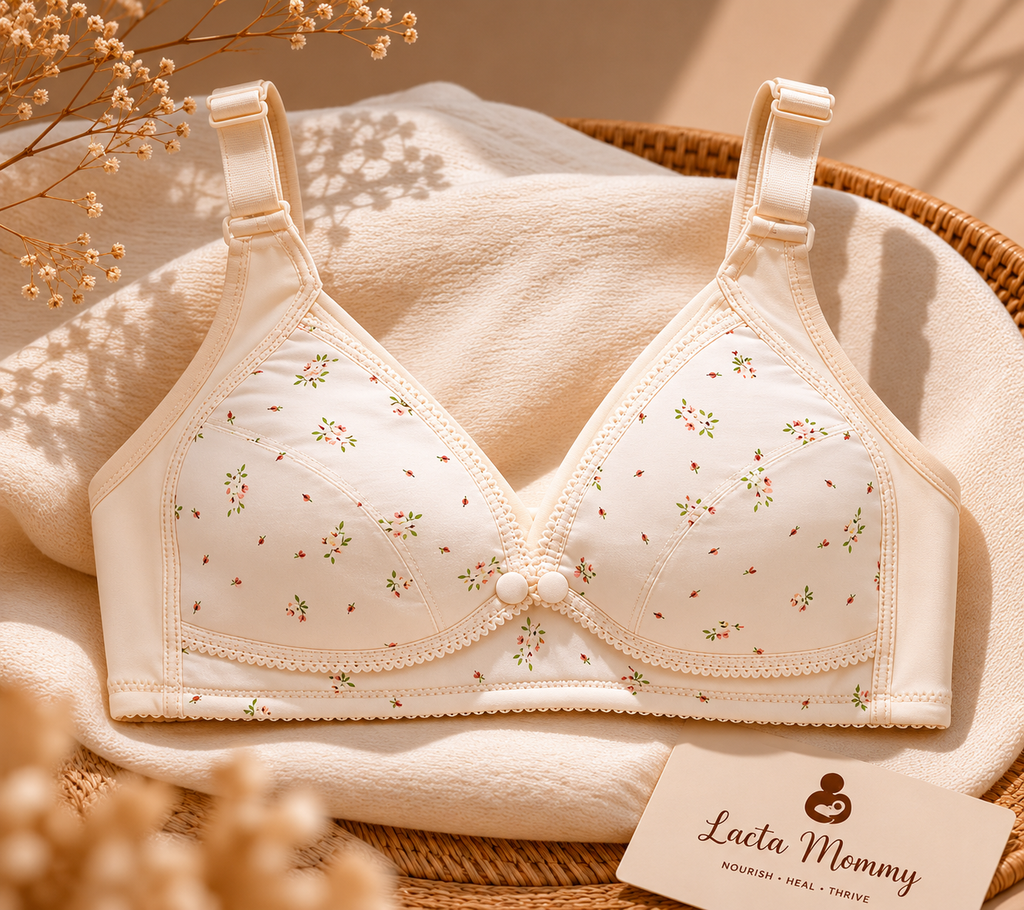 Floral Nursing Bra