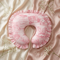 Pink Toile Nursing Pillow Cover